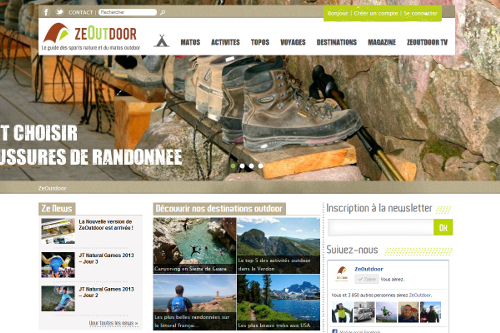 Zeoutdoor, le guide outdoor des sports de nature