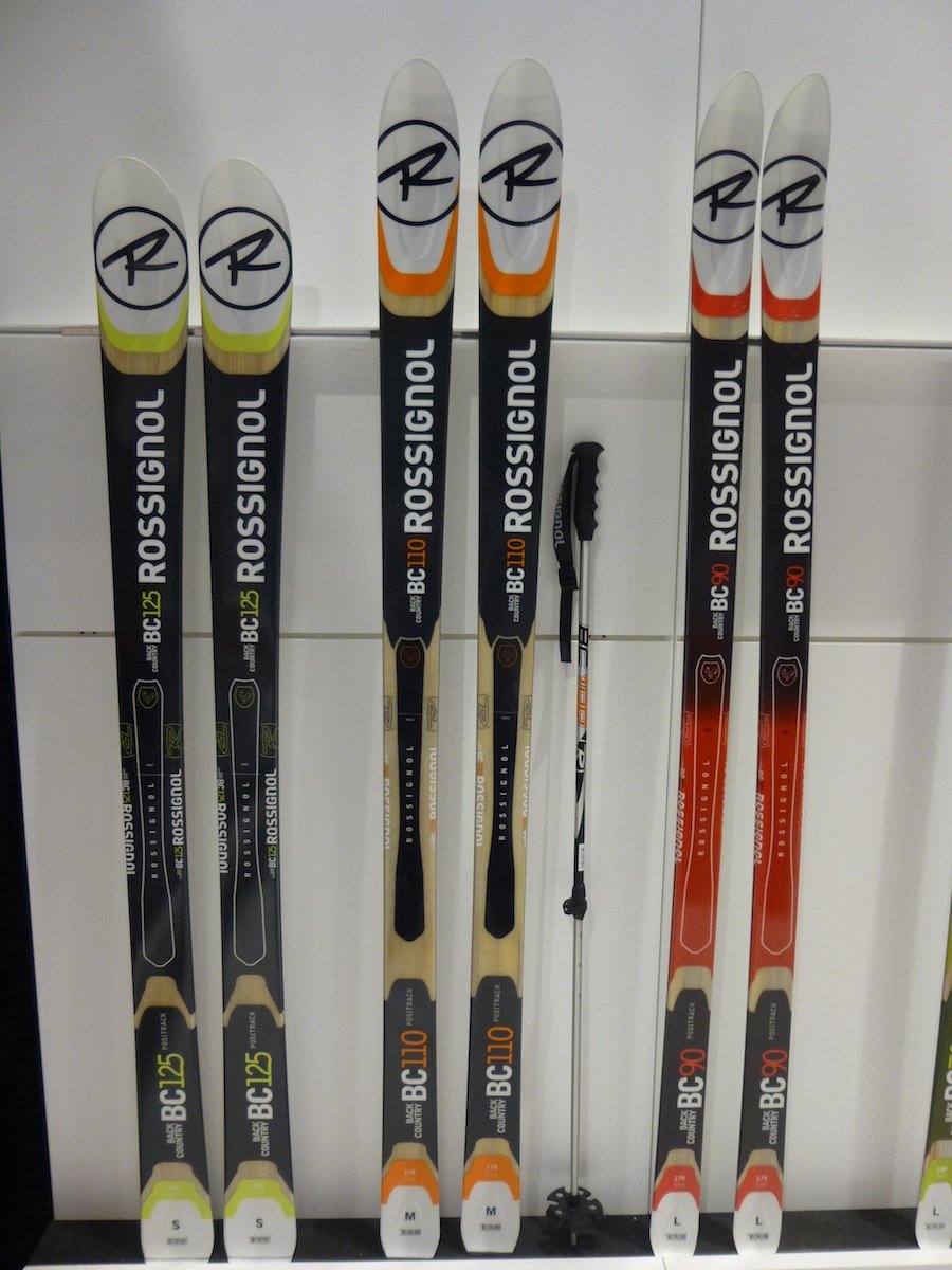 rossignol bc 110 positrack backcountry skis