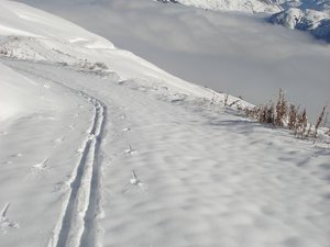 Roselend : le passage de la Charmette